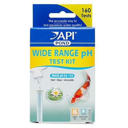 API POND WIDE RANGE pH TEST KIT 160-Test Pond Water Test Kit - style: pH Test Kit