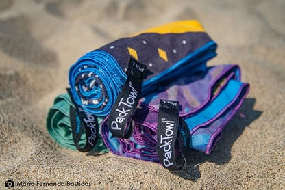 PackTowl Personal Ultralight Microfiber Camping and Travel Towel, Flow Print, Body - color: Flow Print, size: Body - 25 x 54 Inch
