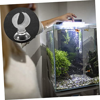 BESPORTBLE 4pcs Aquarium Suction Cup Clamp Clips Feeder Tube Holder for Air Tubing Organize Your Tank