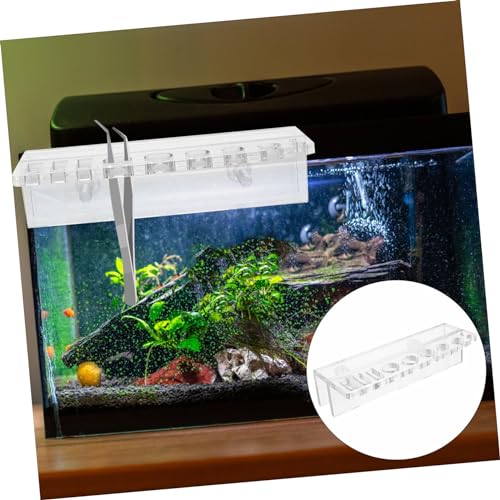 Aquarium Tank Tool Holder Water Plants Maintenance Organizer Wall-Mounted Storage Rack for Tweezers and Cleaning Tools Space-Saving Design for Fish Tanks