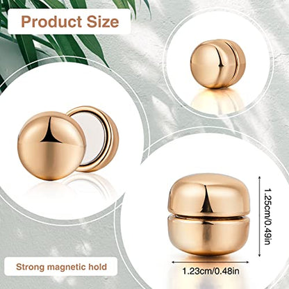 8 Pairs Premium Strong Hijab Magnets, Professional No-Snag Multi-Use Magnetic Pins, Matte Black Pack - color: Black Matte packs