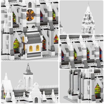 Miniature Building Blocks Cologne Cathedral Model Set (3598 Pieces) - Building Toys, Suitable for Children and Adults as Gifts - style: Cologne Cathedral Model