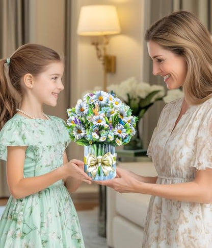 3D Pop Up Flower Bouquet Cards with 3 Envelopes & Blank Notecards, Featuring Multicolor Roses & Butterflies, White Daisies & Lavender, Pink & White Lilies for Birthday, Mother's Day, Get Well, Anniversary,All Occasions - style: ‎Roses Lilies Daisies