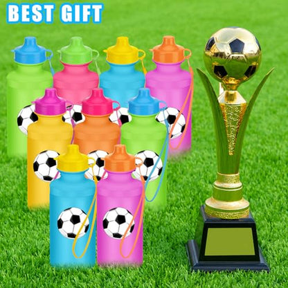 Zubebe 36 Pcs Sports Water Bottles Bulk Squeeze Reusable Bpa-free Plastic Water Bottles End of the Year Gifts Summer Gifts for Students School Travel Hiking Cycling Event Team Gift - color: Rainbow Color