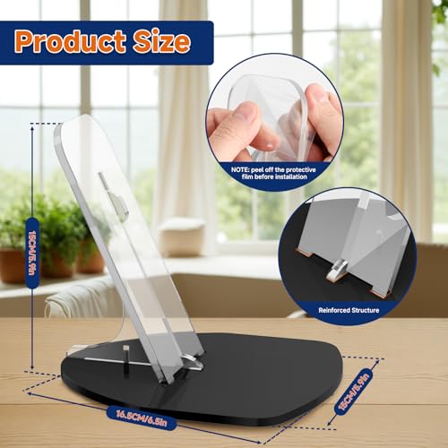 Baseball Glove Display Stand Softball Glove Desk Mount Holder - Acrylic Batting Gloves Storage Organizer Rack for Baseball Collectibles Memorabilia Club Fans Sports Team Décor Gift