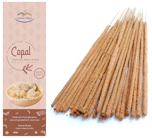 Copal Incense Sticks - Traditional Handcrafted Masala Incense - 40 to 50 Sticks Approx.