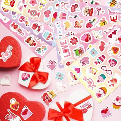 Valentine Stickers 405 PCS Love Heart Stickers, Valentines Day Stickers - style: Valentine