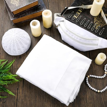 Suhine 14 Pcs Ihram for Umrah Men Towel Waist Belt Hat Pins - size: S Size for Teen