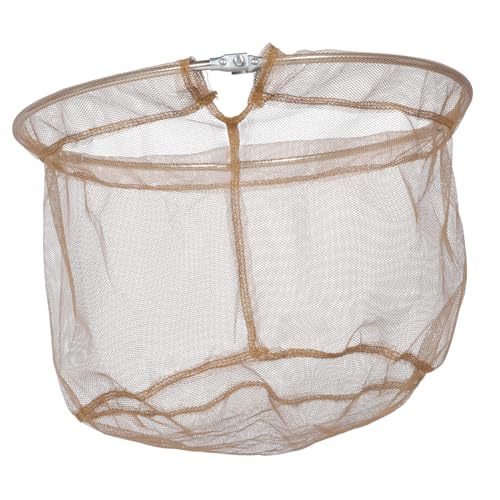 Totority Detachable Head Round Fishing Net with Stainless Steel Frame Folding Landing Net for Recreational Fishing Lightweight Corrosion-Resistant Fish Catching Equipment for Fish
