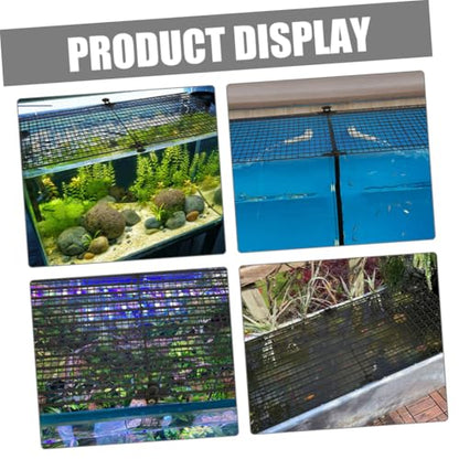 VICASKY 4sets Fish Tank Divider Isolation Board Plastic Grate Crate Design for Safe Fish Separation Bottom Tray for Aquariums and Pet Enclosures