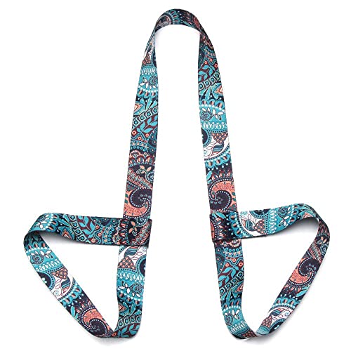 Fitness Exercise Stretch Adjustable Sport Sling Shoulder Yoga Mat Strap Belts Carry Straps Yoga Belt(8)