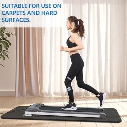 Treadmill Mat,Bike Mat,Stationary Bike Mat,Foldable Treadmill Mat for Hardwood Floors,Under Exercise Bike Trainer Pad for Indoor Gym Equipment Hardwood Floor Carpet Protector - size: 1pcs: 23.6 * 47.2 inch