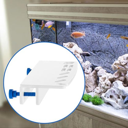 Fish Tank Plant Tools Storage Rack Organizer Lightweight Sturdy Easy Installation 9 Slots Multiuse for Aquarium Replace Parts
