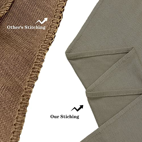 Soft Stretch Head Wrap Scarfs Long Turban Head Wrap Tie for Women - color: Army