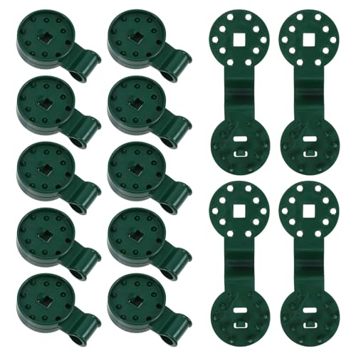 MAGICLULU 50pcs Greenhouse Clips and Mesh Buckles for Garden Netting, Reusable Sunshade Net Fixing Clamps, Non-slip Shade Cloth Clips for Outdoor Patio and Farm Use