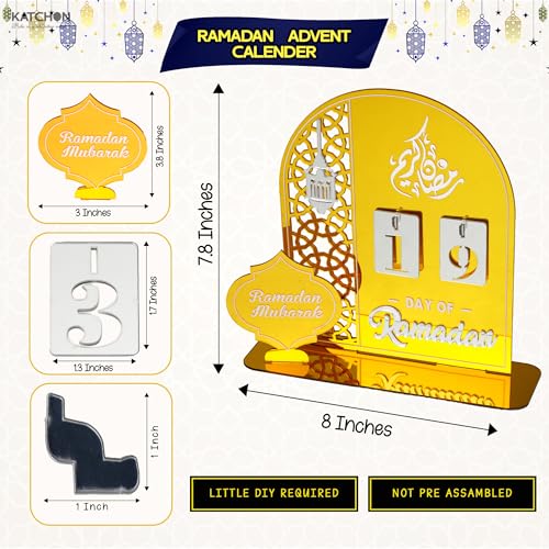 KatchOn Ramadan Decorations for Home, Islamic Table Decor