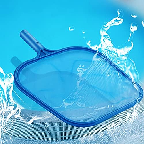 Sunnyglade 17.5x11.8in Swimming Pool Cleaner Supplies Pool Net Skimmer | Professional Heavy Duty Pool Leaf Rake Fine Mesh Frame Net/Cleaning Leaf Skim Net flat skimmer pool nets pool accessories - size: 17.5 x 11.8 x 1.2in