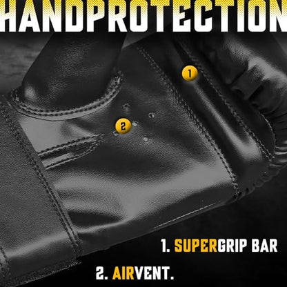 Farabi Sports Punching Bag Gloves - Heavy Bag Gloves for Men and Women Boxing Bag Gloves - Bag Mitts for Sparring, Boxing, MMA, Muay Thai, Kickboxing, Focus Pads and Punching Bag - size: Small