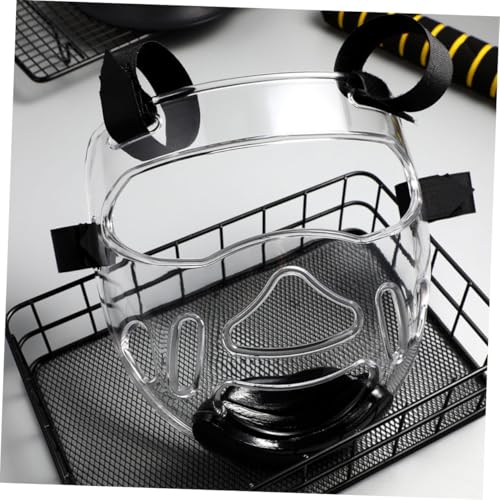 Hemoton 2pcs Taekwondo Face Protector Gear Detachable for Sparring Lightweight Martial Arts Headgear for Karate Training