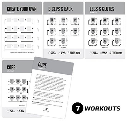 NewMe Fitness Dumbbell Workout Cards, Instructional Fitness Deck for Women & Men, Beginner Fitness Guide to Training Exercises at Home or Gym (Dumbbell, Vol 1) - style: Dumbbell Vol1