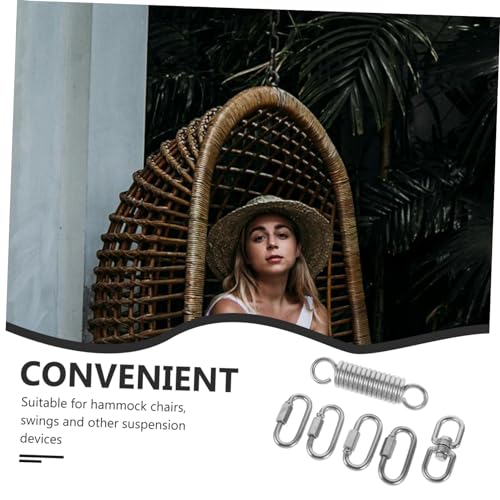 Hammock Chair Spring Set Swing Spring Kit Swing Chair Hanging Ring Set