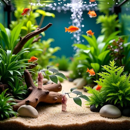 2Pcs Betta Fish Leaf Pad,Plastic Plant Betta Hammock Leaf Bed,Simulating The Natural Habitat Aquarium Décor Plastic Plants for Betta Spawning Grounds,Suction Cup Betta Breeding Resting Bed