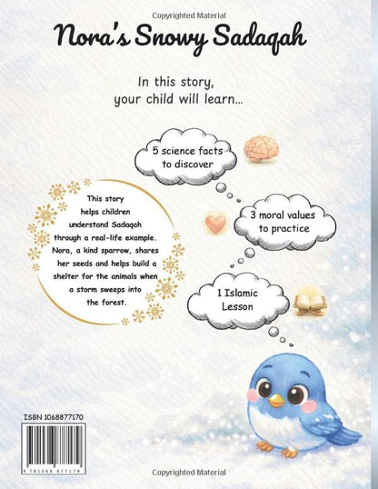 Nora's Snowy Sadaqah: Quran Verses for Kids on Generosity and Kindness