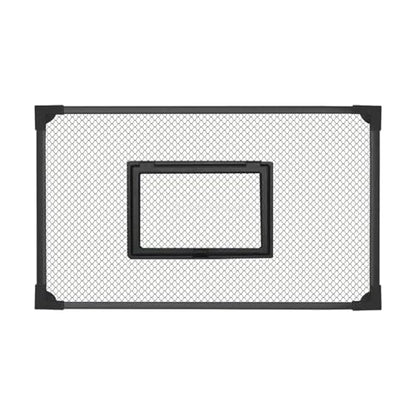Aquarium Anti Jumping Net Cover with Feeding Window DIY Cuttable Mesh Screen Tank Lid Protection