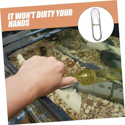 OUNONA Fish Tank Cleaning Brush Double-ended Tube Brush Soft Bristles for Aquariums Sinks and Tight Spaces Stainless Steel Spring Design for Stubborn Stains and