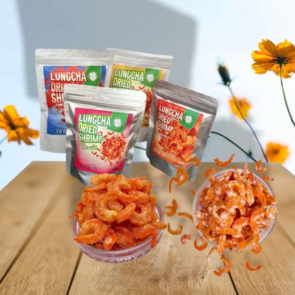 Dried Shrimps with Salt for Asian Cuisine Fresh Seafood Flavor or Eat As Snack Sun Dried (100)