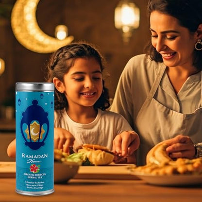Ramadan Gift Basket by La Tea Dah, Gourmet Tea Gift Set, Beautifully Packaged Fine Tea Assortment, Islamic Eid, Ramadan Gifts