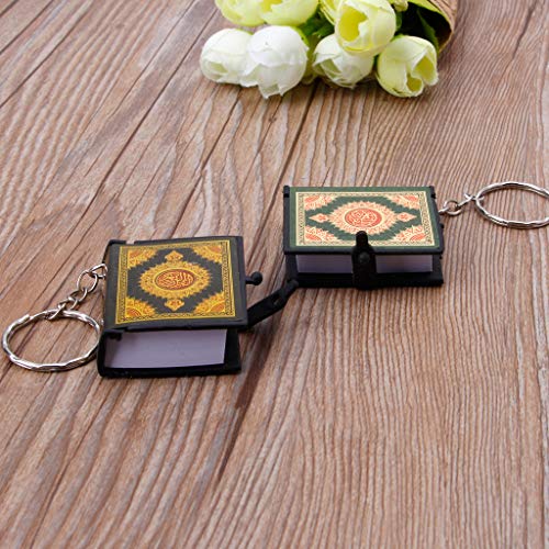 Mini Ark Quran Book Real Paper Can Read Arabic The Koran Keychain Muslim Jewelry