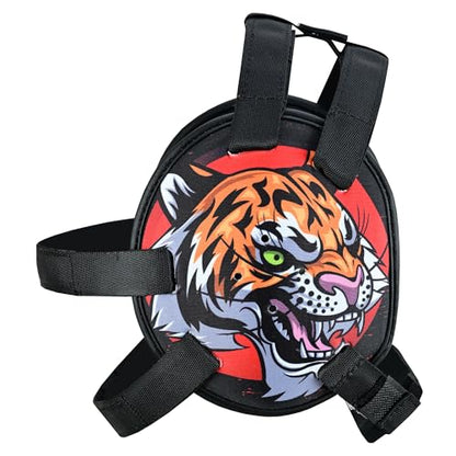 ROAR-INT Kid's Ear Guard BJJ Grappling Head Guard Adjustable Wrestling Headgear for Boys and Girls Earguard MMA Jiu Jitsu (Tiger) - color: Tiger