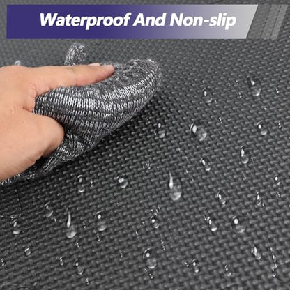 1/2 inch Thicked Gym Floor Mats (20 Sq Ft), 20 Tiles 12.6X12.6in High Density EVA Foam Gym Flooring for Home Gym, Weightlifting, Kids Play Area, Non-Slip, Free Splicing. - size: 48 Sq Ft(12 Tiles)