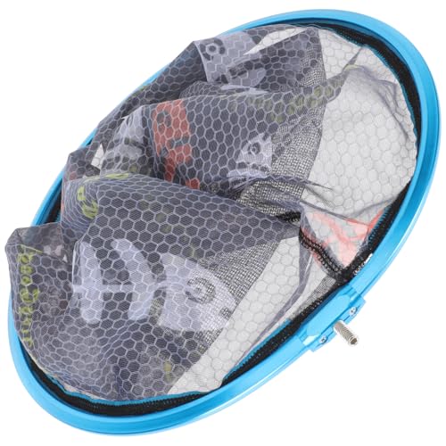 ABOOFAN Fishing Net Replacement Head 35cm Diameter Sturdy Fish Catching Landing Net Mesh for Freshwater and Saltwater Anglers Random Color