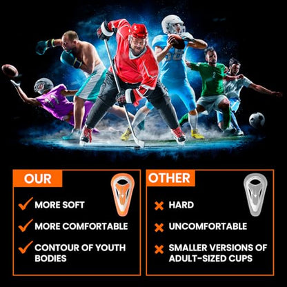 DRSPORTS Flex Cup D3O Impact Shield, Men’s Athletic Cup with Ergonomic Comfort, Groin Protector for Football, MMA, Boxing, Rugby and Baseball, Sports Protective Cup for High-Contact Training (XS–XL) - size: Small