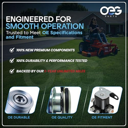 OEG Parts New 16 Tooth CCW Steel Gear Kit Compatible With Tecumseh Starters Motors 33432, 37052A, 32468, 33329, 33329A, 33329B, 33329C, 33329D, 33329E, 33329F, 33605, 33606, 35763, 35765, 37000 - size: Gear Kit