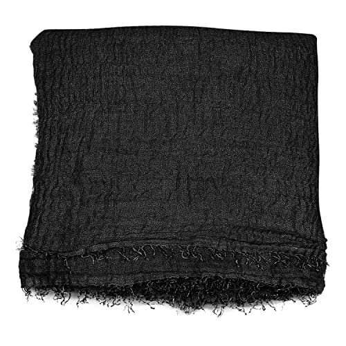 Women Scarf Shawl for All Season 3PCS Scarve Wrap Scarve. - color: White, Black, Bean Paste