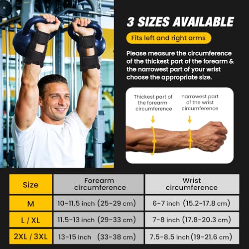 Sylong Kettlebell Wrist & Forearm Guards, 5/16 inch (8mm) Maximum Protection Layer, Effective Shock Absorption Without Restricting Movement (2-pack) - size: L/XL
