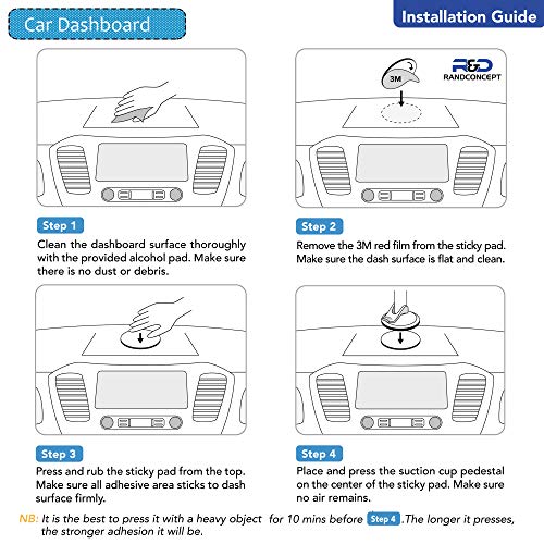 80mm Adhesive disc for Suction Cups with adhesive - for Suction Shower Holder, Suction Mirror, Suction Hook, Car Dashboard, Bathroom & Kitchen, 3.15" Wide Diameter 2 Pcs (White)