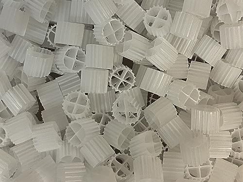 K1 Bio Filter Media Moving Bed Biofilm Reactor (MBBR) for Aquaponics, Aquaculture, Hydroponics - Ponds - Aquariums by Wholesale Koi Farm, (2 Cubic Feet)