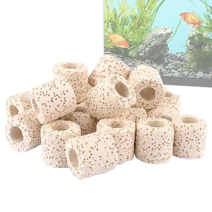 Under Water Plant Weights Biological Filter Media | Water Plant Cultivation Rings Purification Filter Ring for Turtle Tank, Fish Tank Accessories