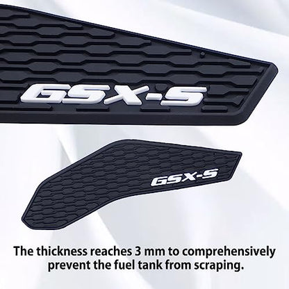 FOR GSX-S750 GSX-S750 Z gsx s750 2021 2020 2019-2017 Accessories Motorcycle Side Fuel Tank Anti-slip Sticker Protective Plate Sticker Knee Grip Pads Traction Pads Tank Grips - color: GSX-S750