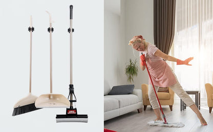 JAMEND CLXP 6PCS Broom and Mop Holder, Heavy Duty Garden Tool Organizer Rack Rake and Shovel Handle, Stainless Steel Mop Hanger. Wall Mounted Utility Rack with Screws, Silver. - color: Silver, size: 6