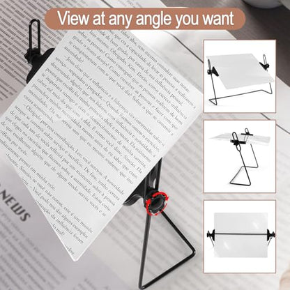 3X Desktop Reading Magnifier - Full Page Magnifying Glass,Low Vision & Seniors, for Reading Books,Small Print,Magazines,Documents.