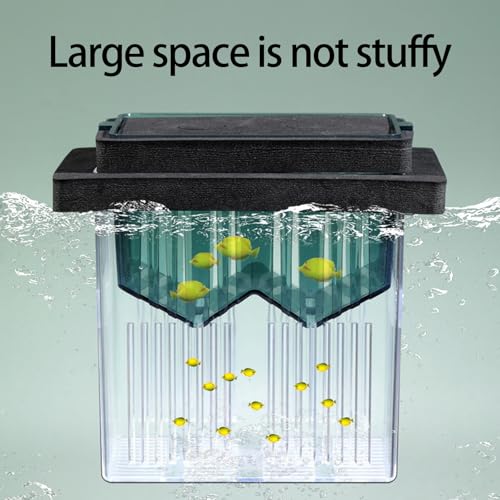 Multipurpose Floating Hatchery Breeding Container for Water Plant Fish Eggs Clear Hatching Nursery Box Easy to Aquarium Breeding Container