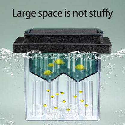 Multipurpose Floating Hatchery Breeding Container for Water Plant Fish Eggs Clear Hatching Nursery Box Easy to Aquarium Breeding Container