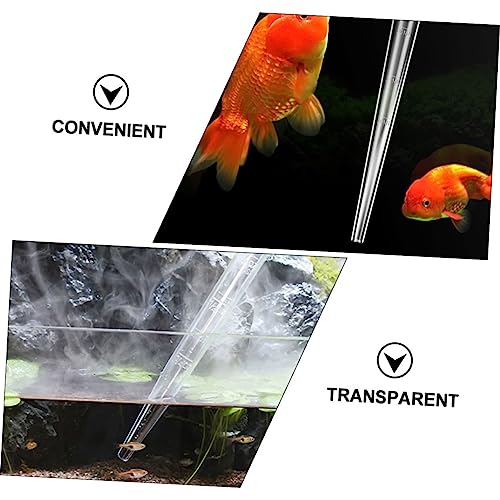 Baluue 2pcs Graduated Plastic Droppers Straight Tip Laboratory Pipettes for Precision Liquid Transfer for Kitchen and Aquarium Use Food-grade Material Easy to Handle
