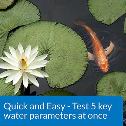 API POND 5 IN 1 POND TEST STRIPS Pond Water Test Strips 25-Count - style: Test Strips
