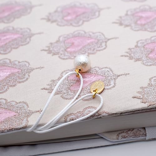 BLBMH A5 Fabric Book Cover for Paperback Journal Notebook Women - Love - color: Love, size: 8.3in